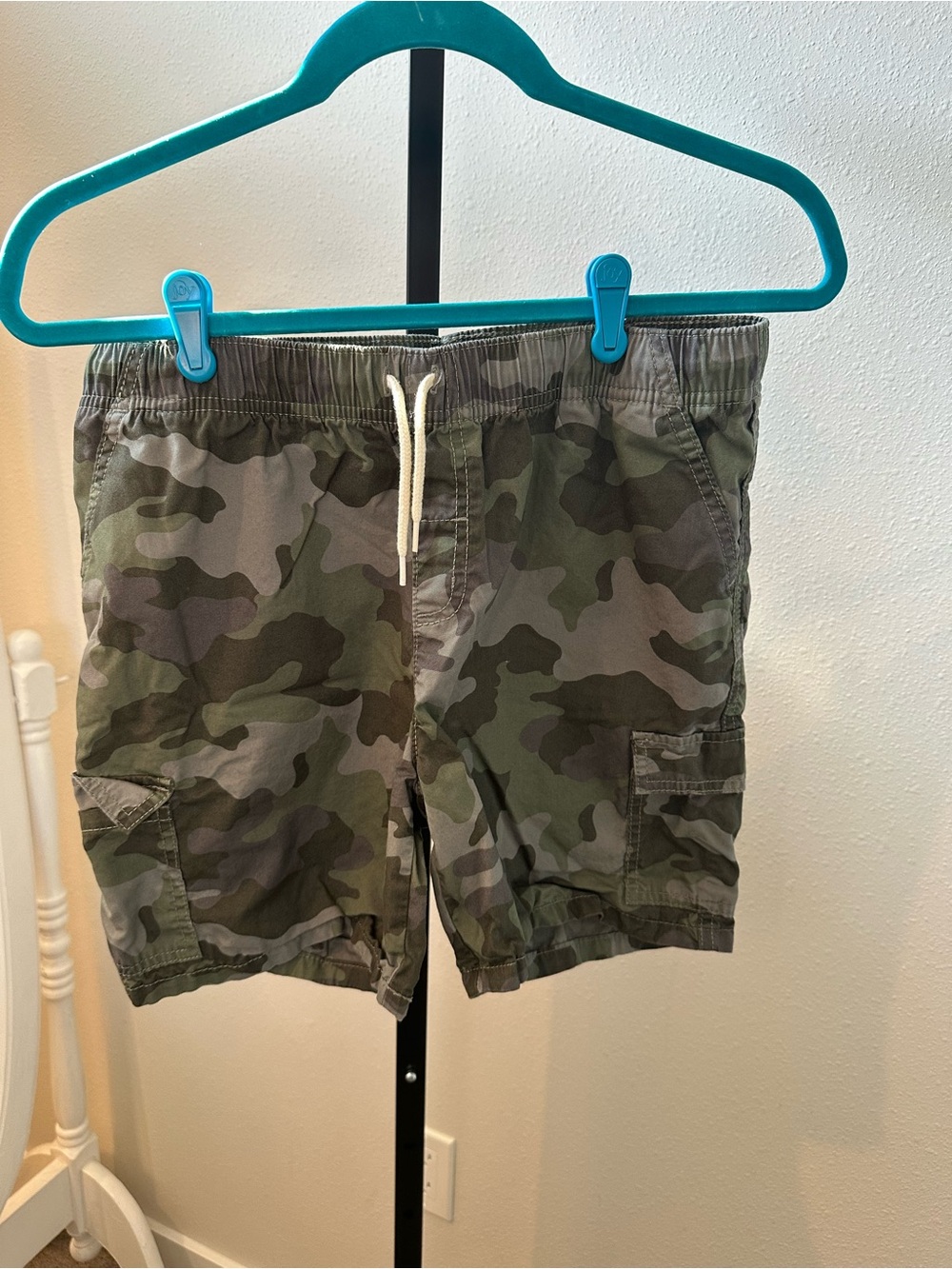 Cat & Jack Camo Cargo Shorts - Olive Green